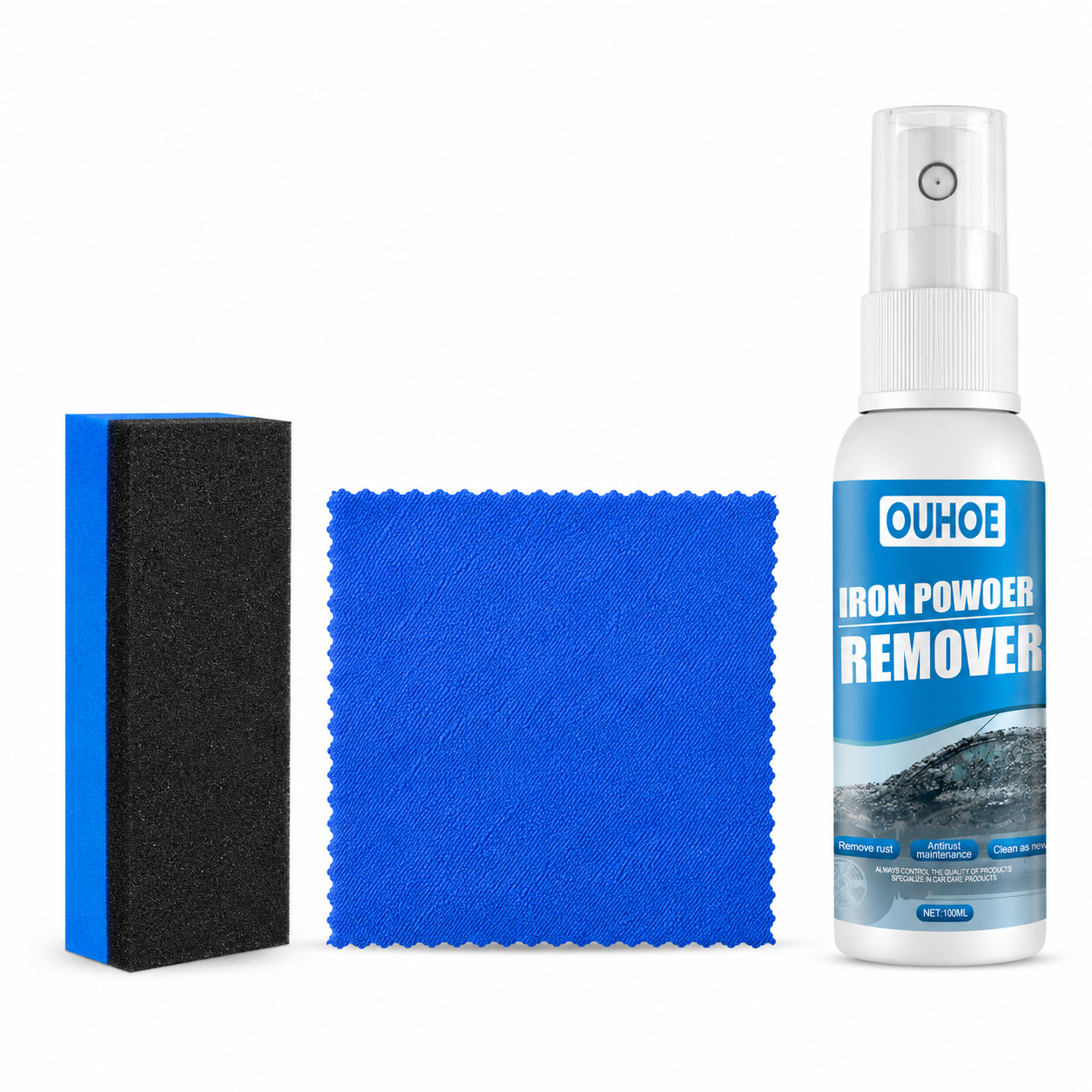 Iron & Rust Remover Spray β Deep Clean & Paint Decontamination